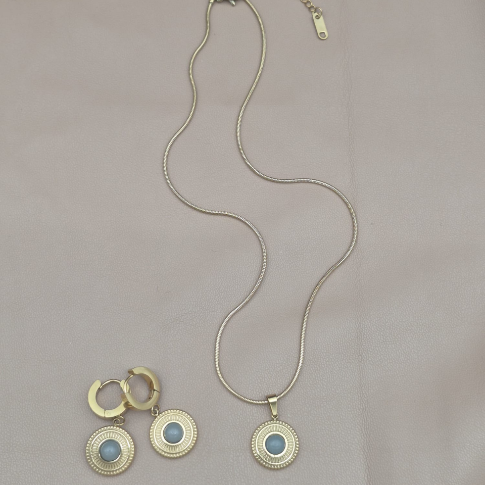 Zenith Star Kolye ve Küpe Takımı