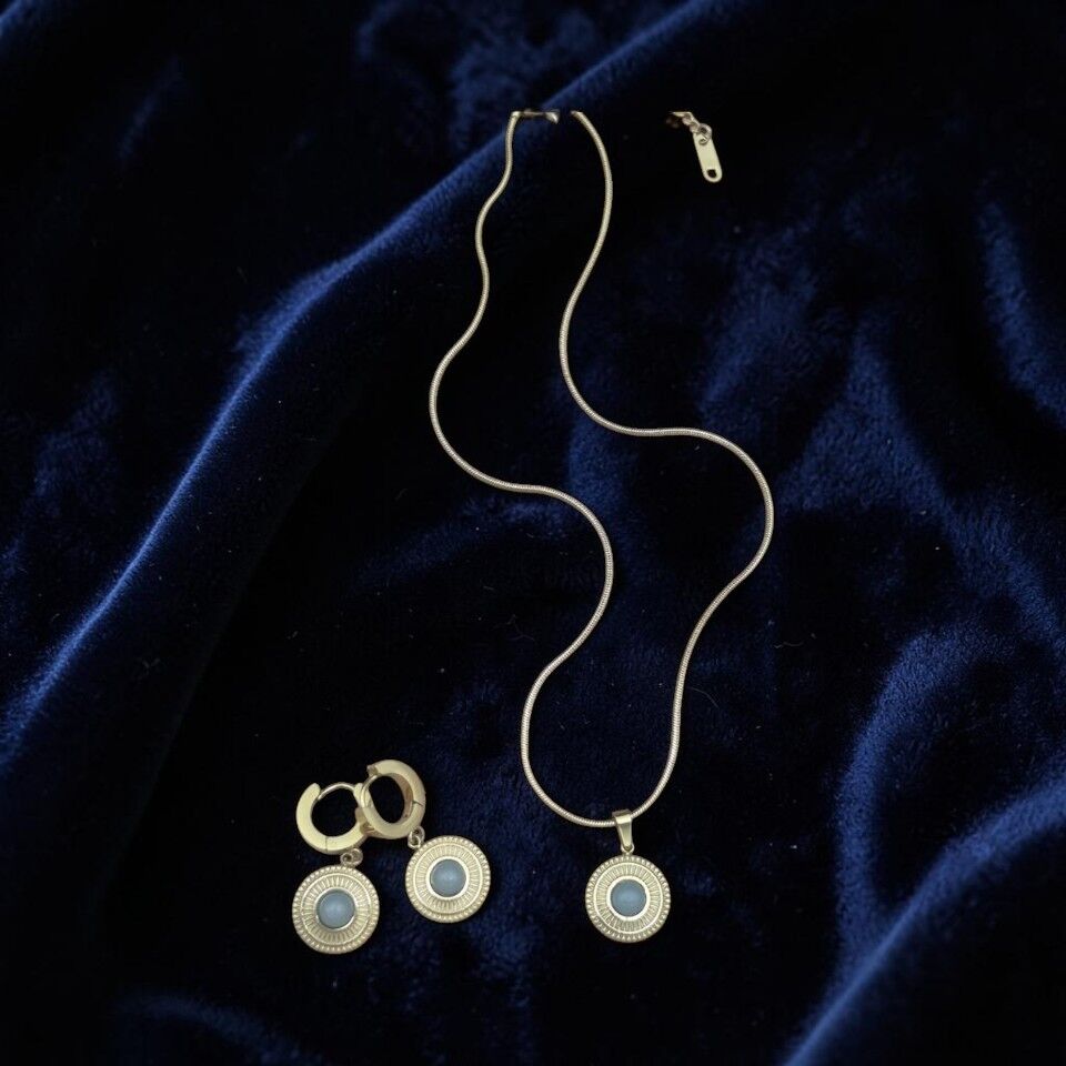 Zenith Star Kolye ve Küpe Takımı