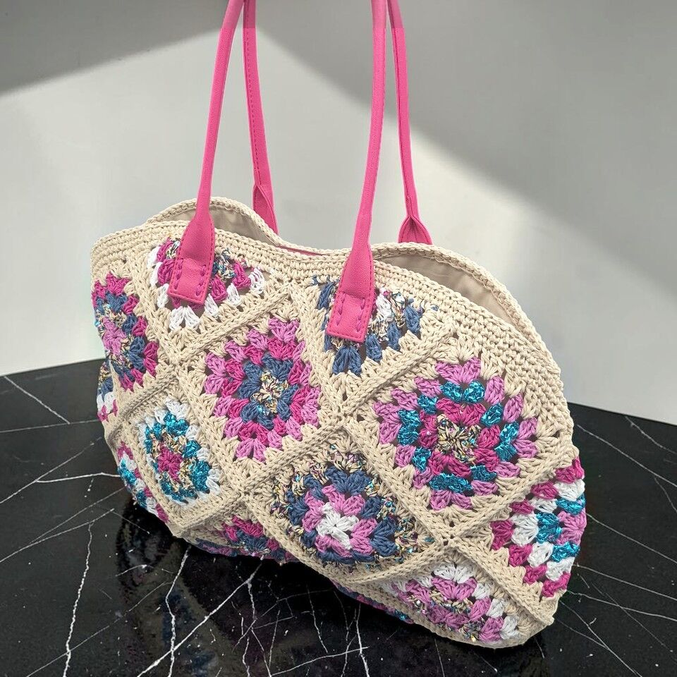 Renkli Kilim Desen Çanta