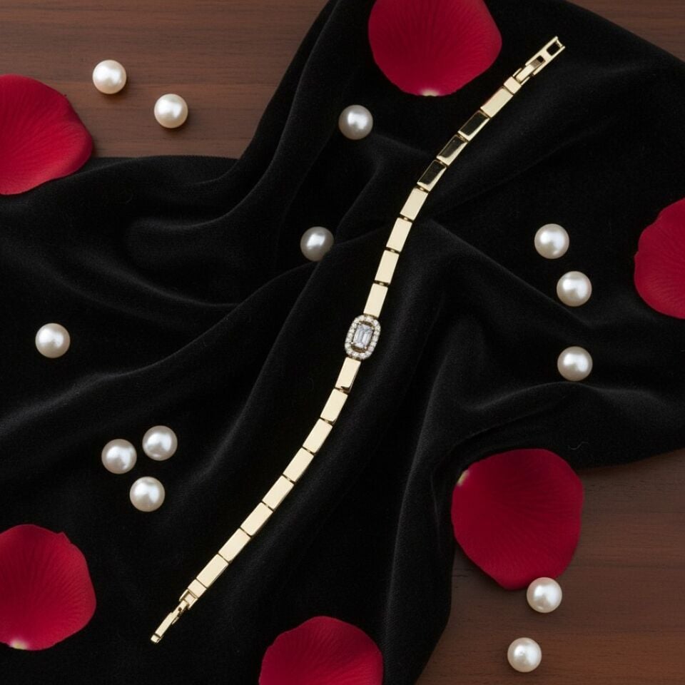 Lujeria Halo Tennis Bracelet