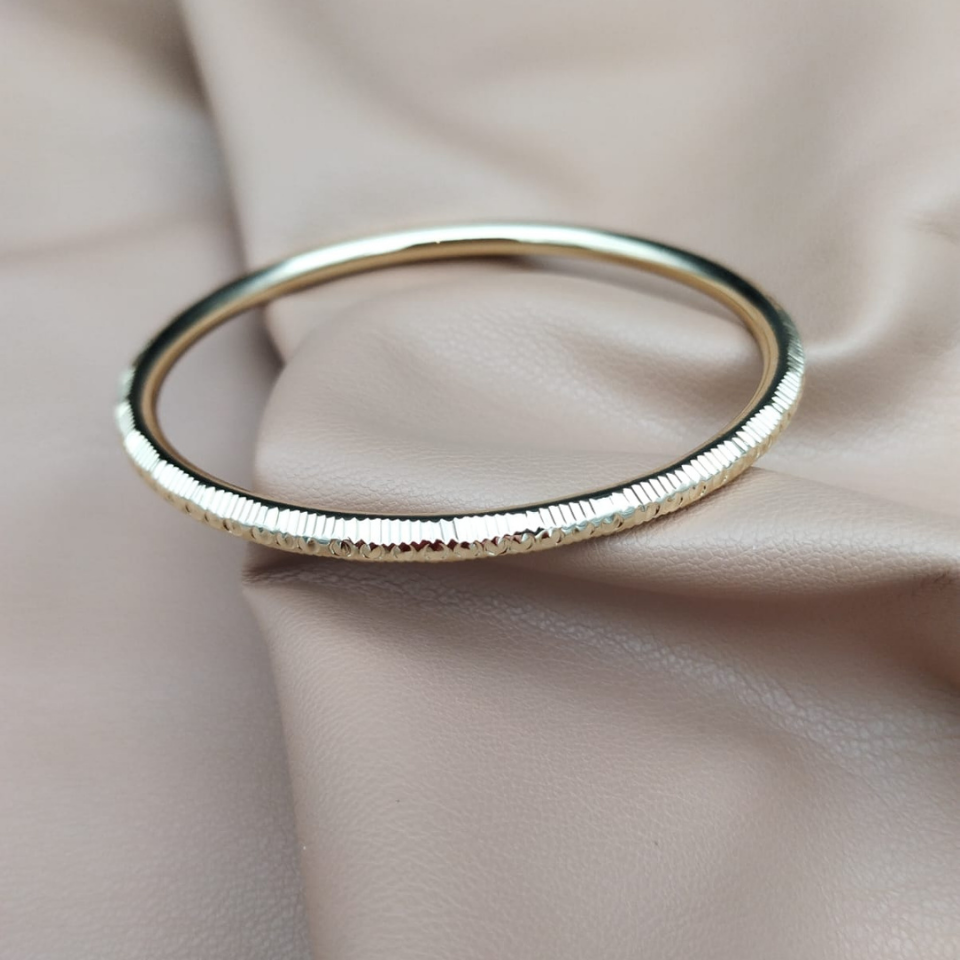 Çizgili Gold Bilezik