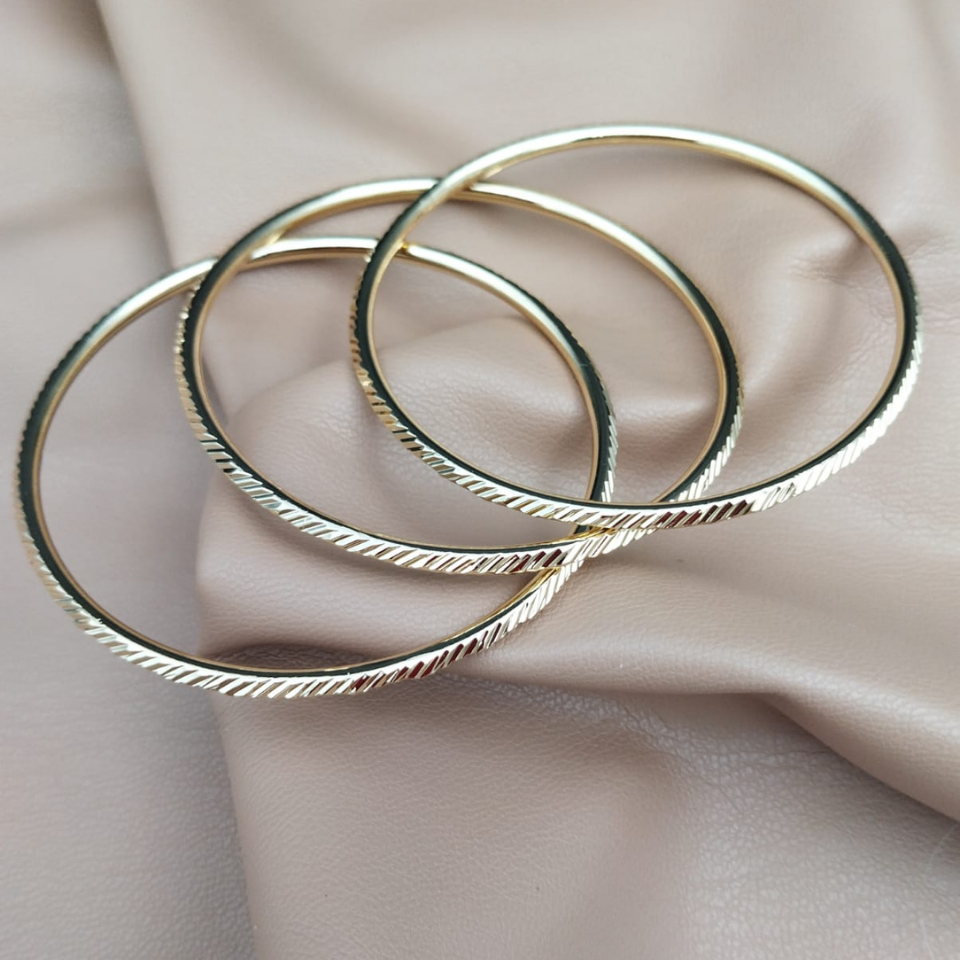 Gold Üçlü Bilezik